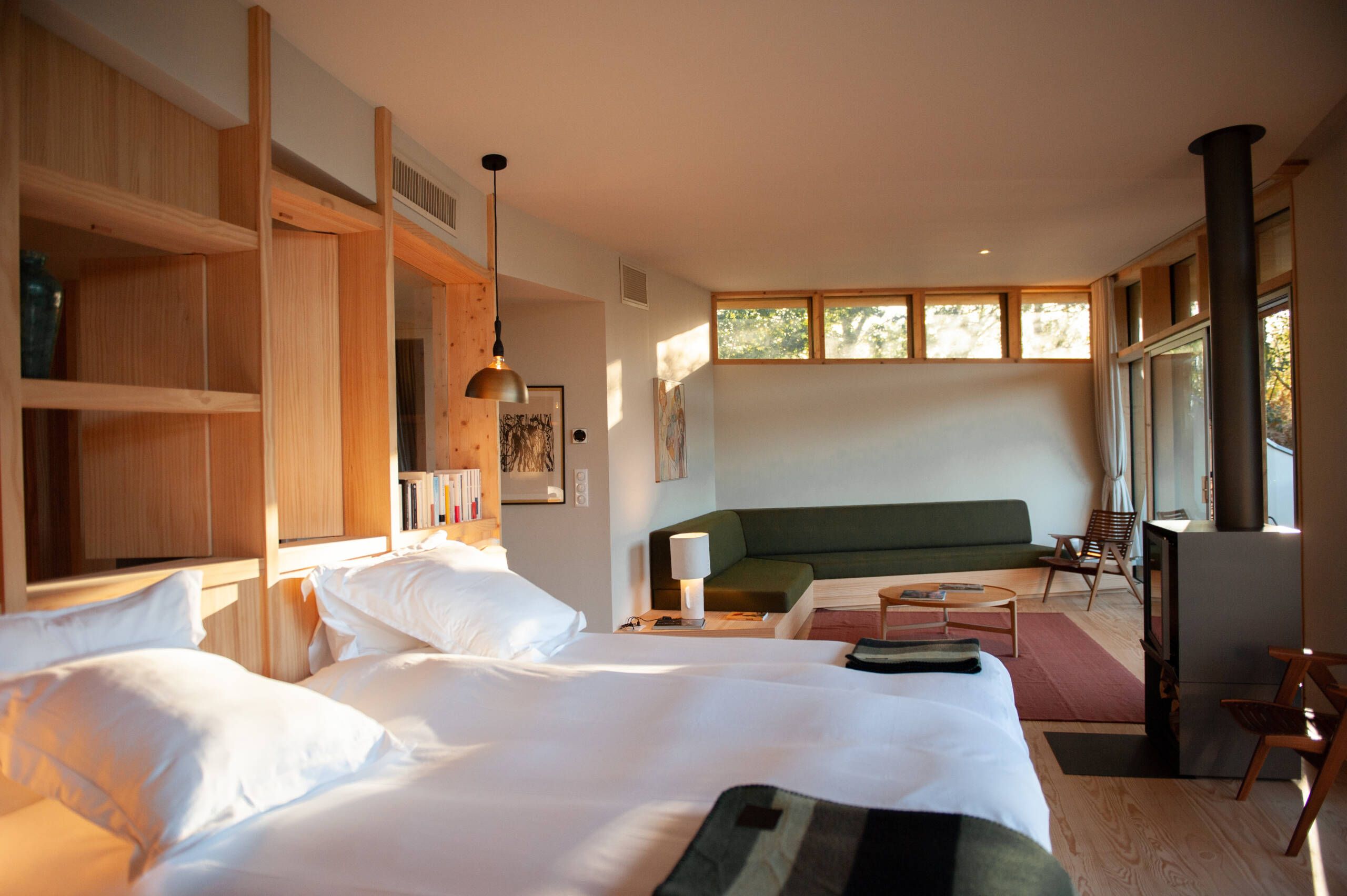 La chambre-Les Echasses- Modge sur Pilotis