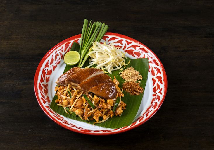 Le Phadthai Roasted Duck du BaanPadThai, un nouveau restaurant thaïlandais à Paris