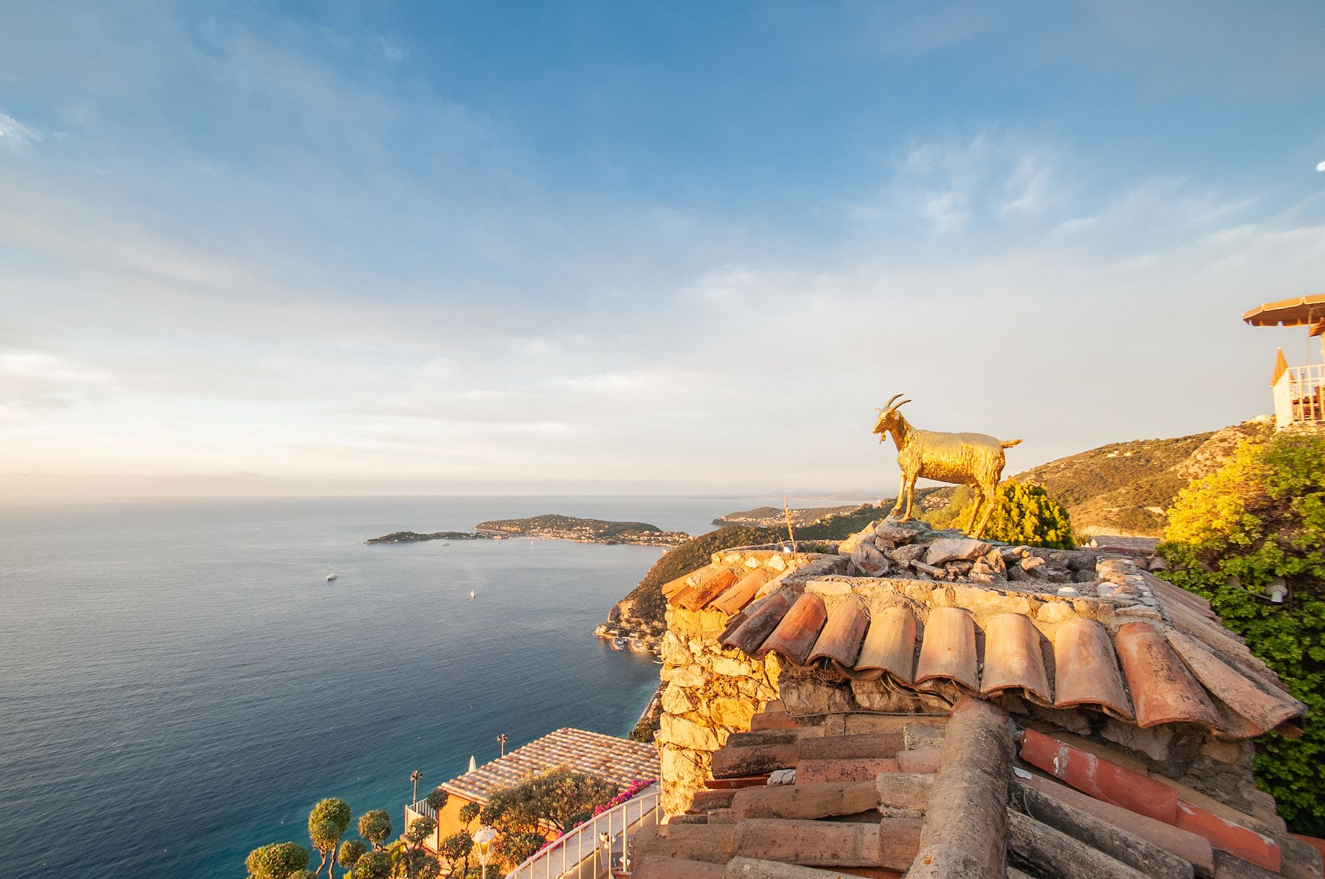 Vue sur la mer La Chèvre d'Or @James Pouliot