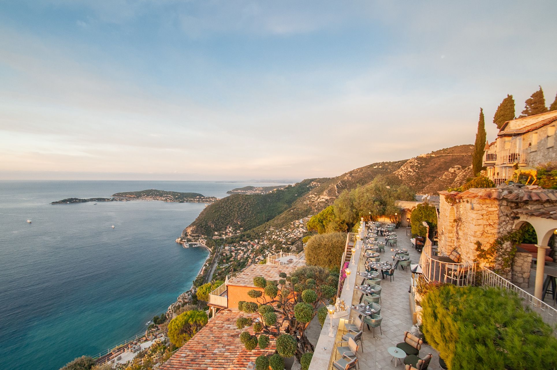 Vue sur la mer La Chèvre d'Or @James Pouliot