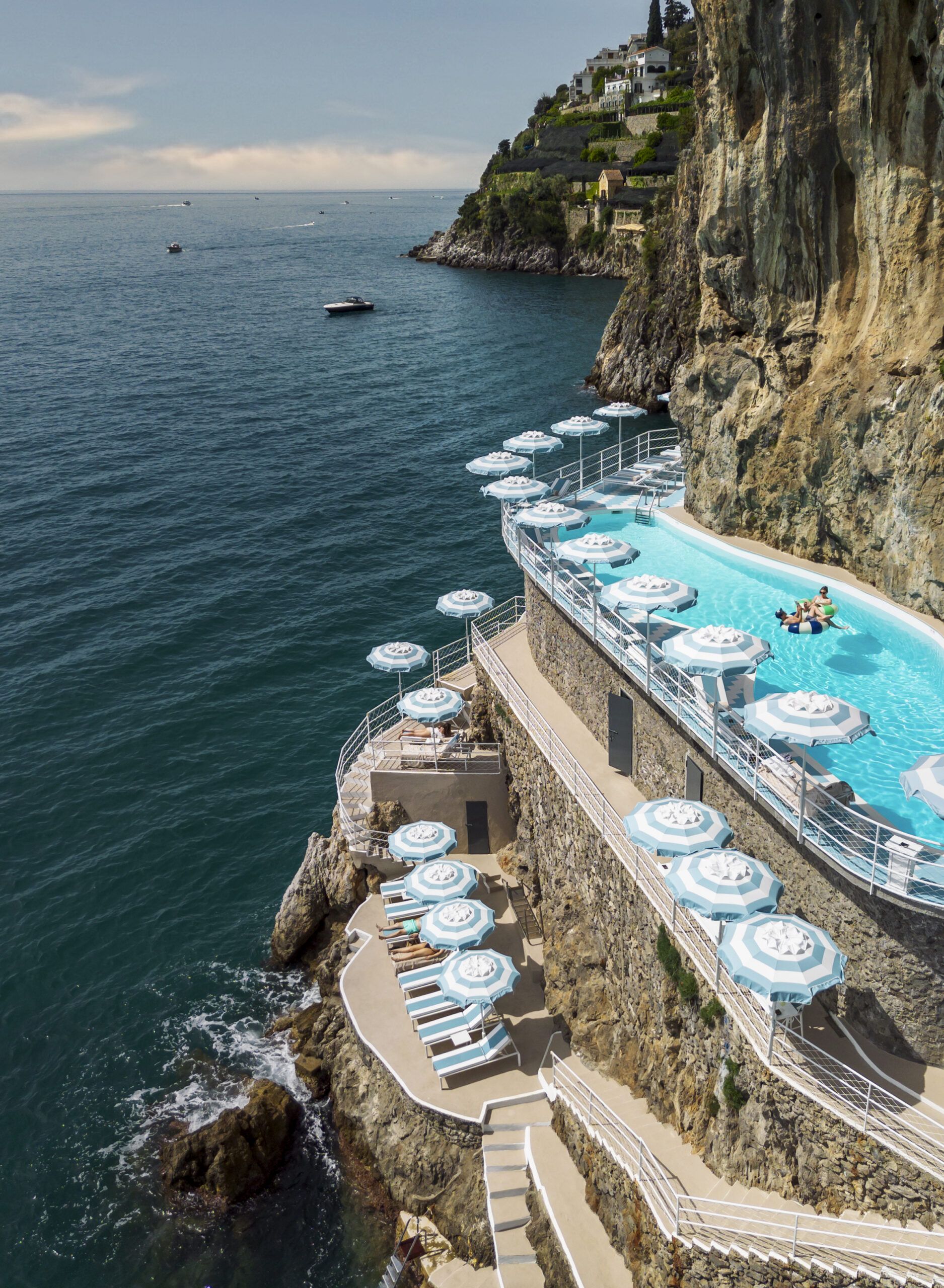 Beach club, hôtel Miramalfi @DR