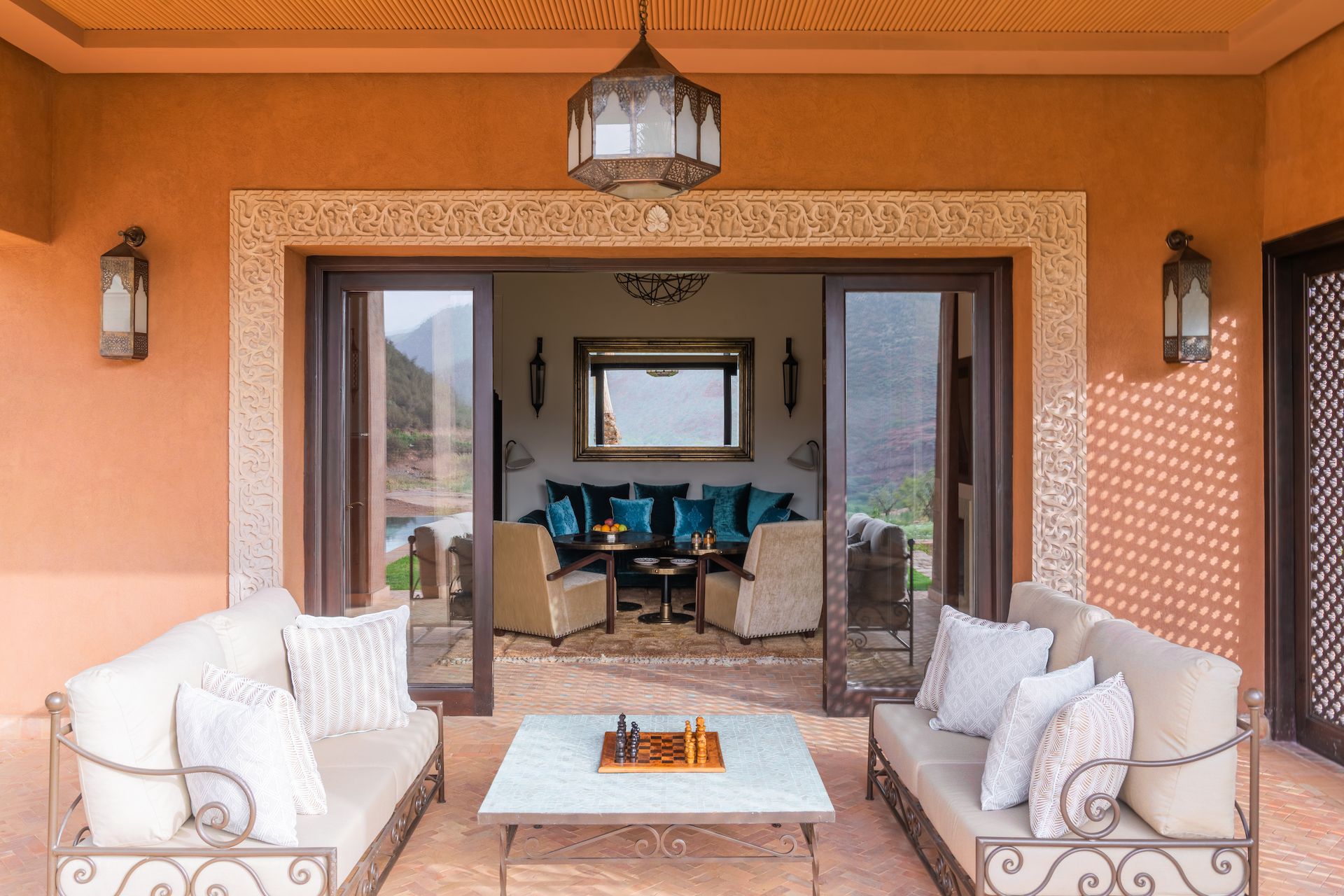 Kasbah Tamadot Riad 2 Pool Suite Lounge And Terrace HR-