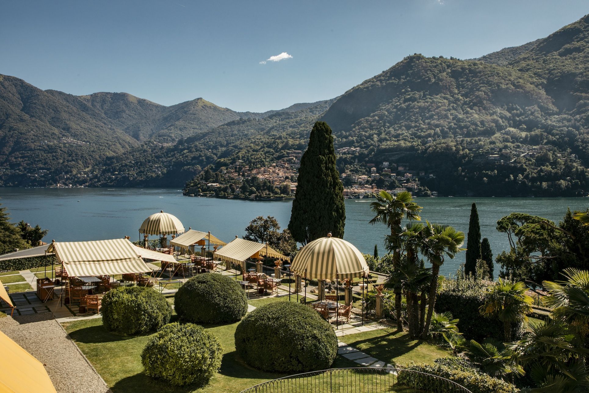 Restaurant and Italian garden