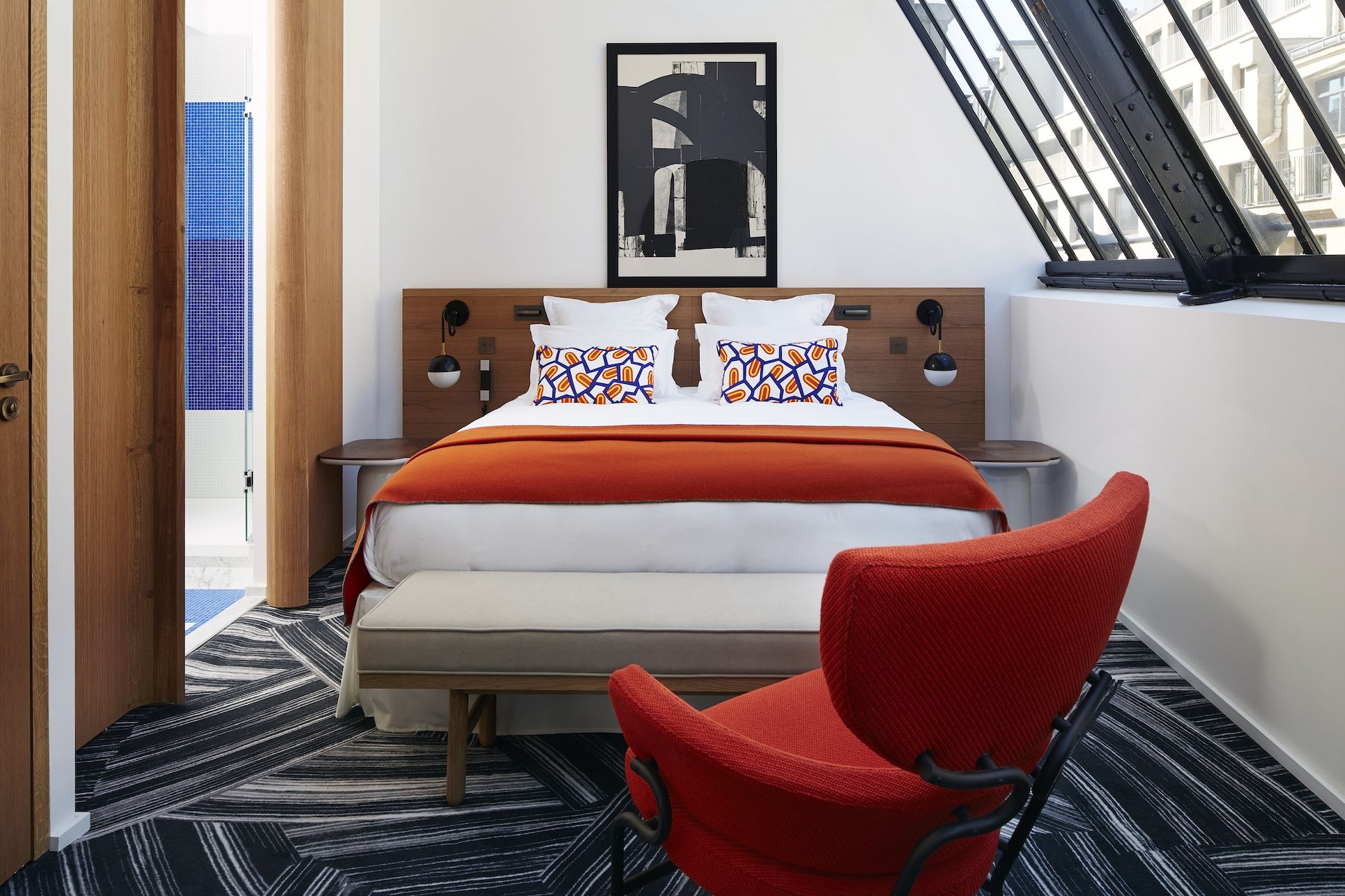 chambre plein ciel de Hôtel du Ministère