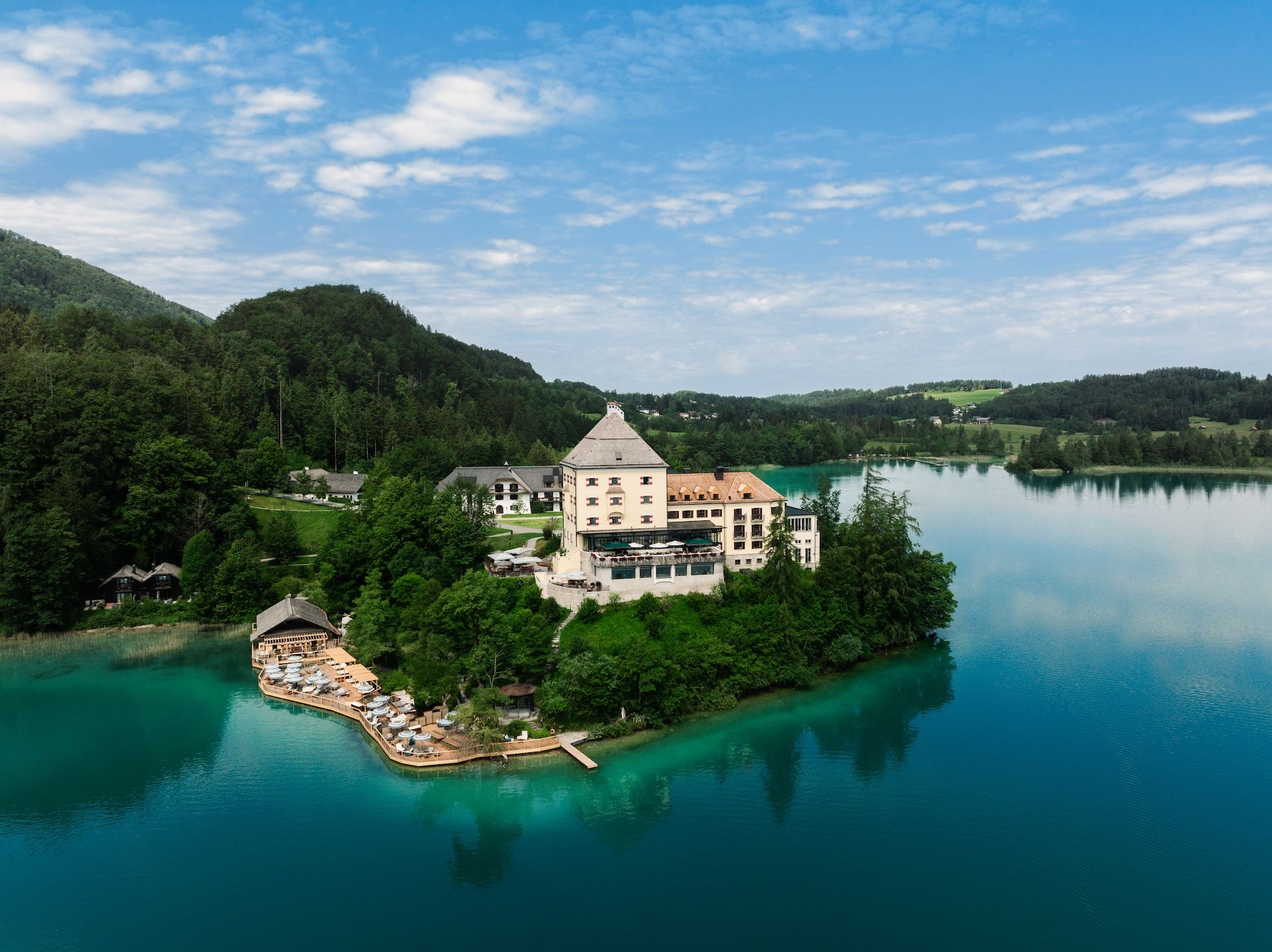 Le Rosewood Schloss Fuschl vue d'exterieur