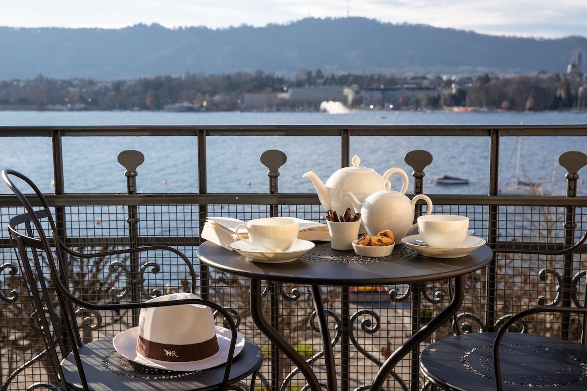 Chambre de La Réserve Eden au lac Zurich ©Grégoire Gardette