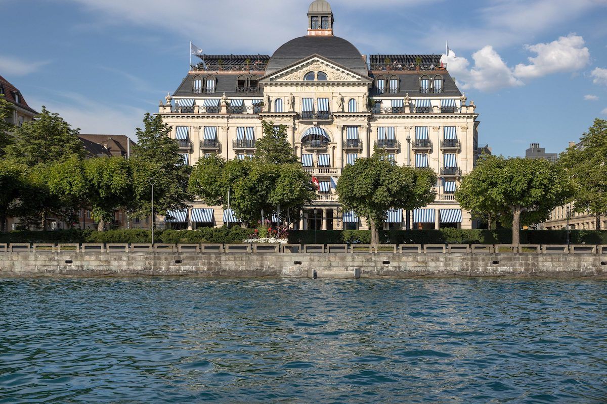 La Réserve Eden au lac Zurich vue de l'exterieur ©Grégoire Gardette