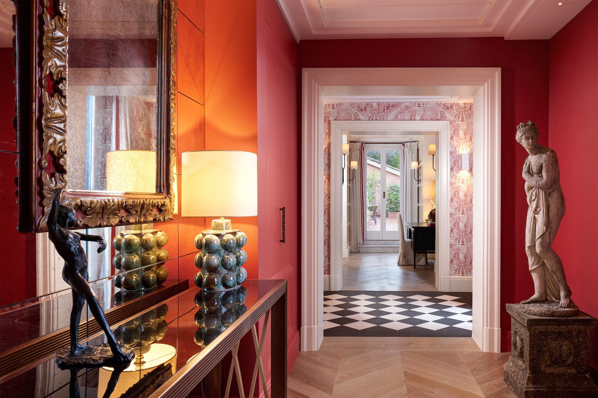 A Rocco Forte Hotel à Rome. La suite Nijinsky de l'Hotel de Russie