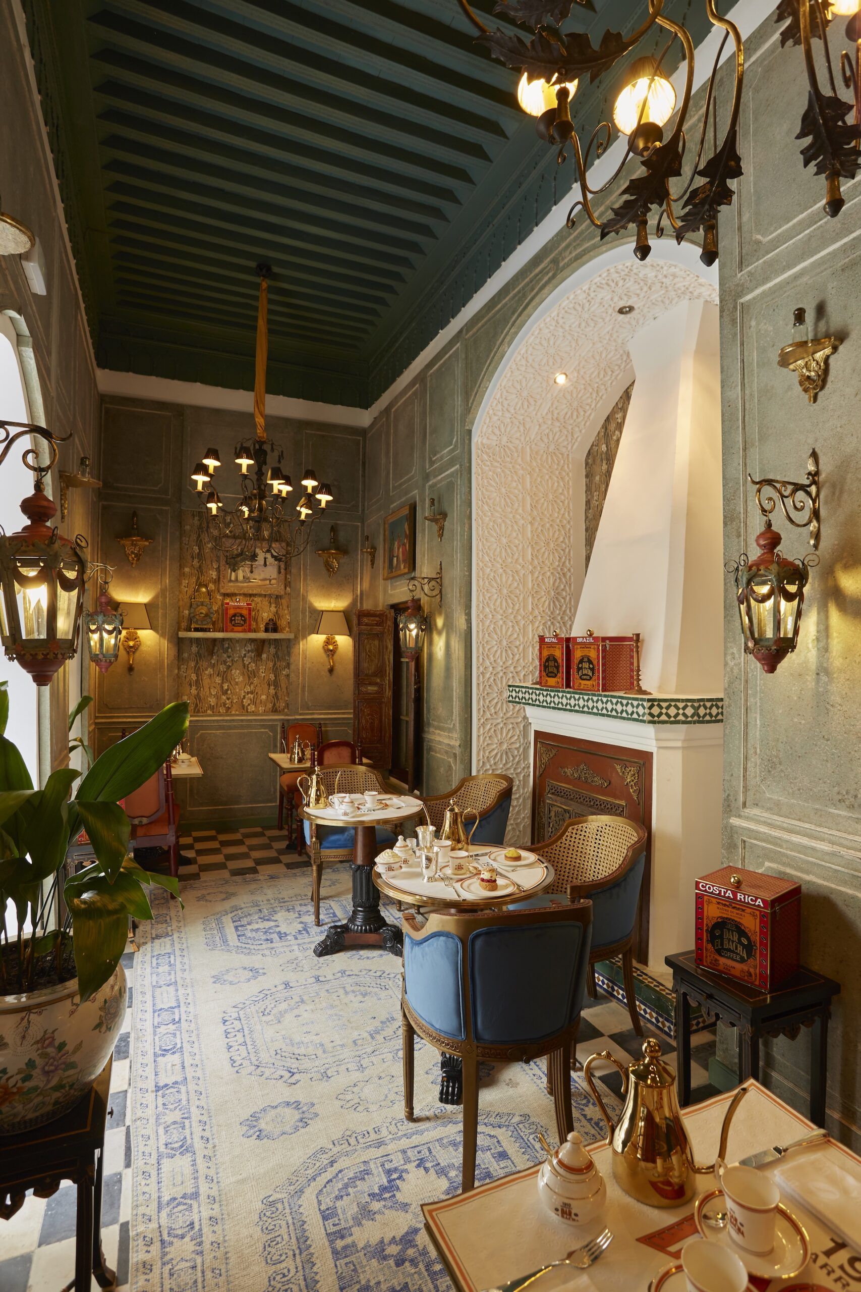 Bacha Coffee Room at Dar el Bacha, Marrakech.