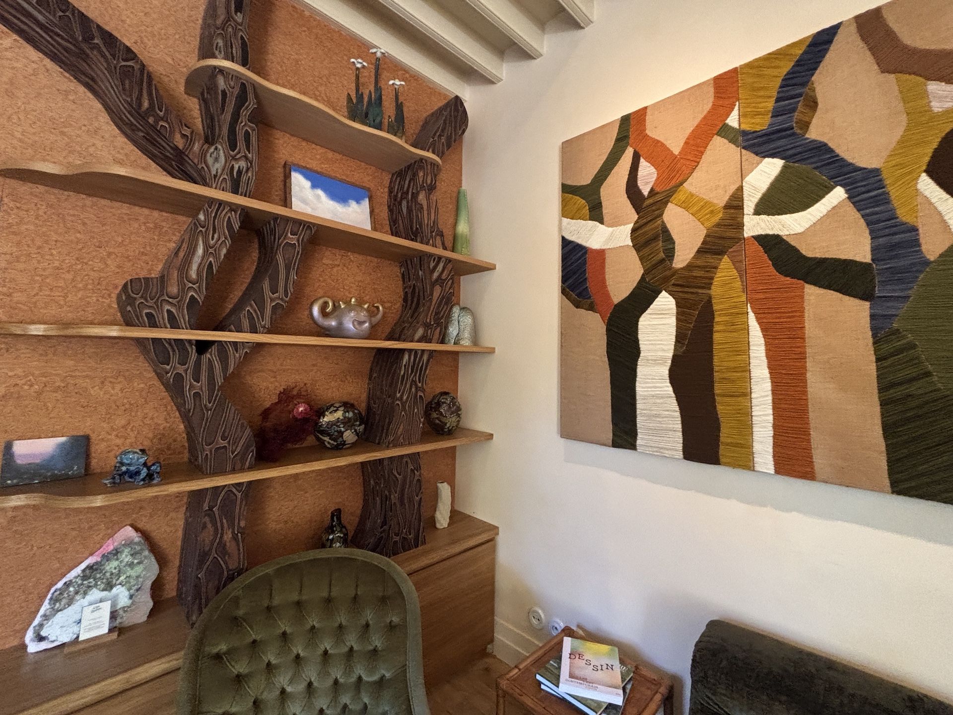 la bibliothèque La Folie Barbizon © Capucine Plume