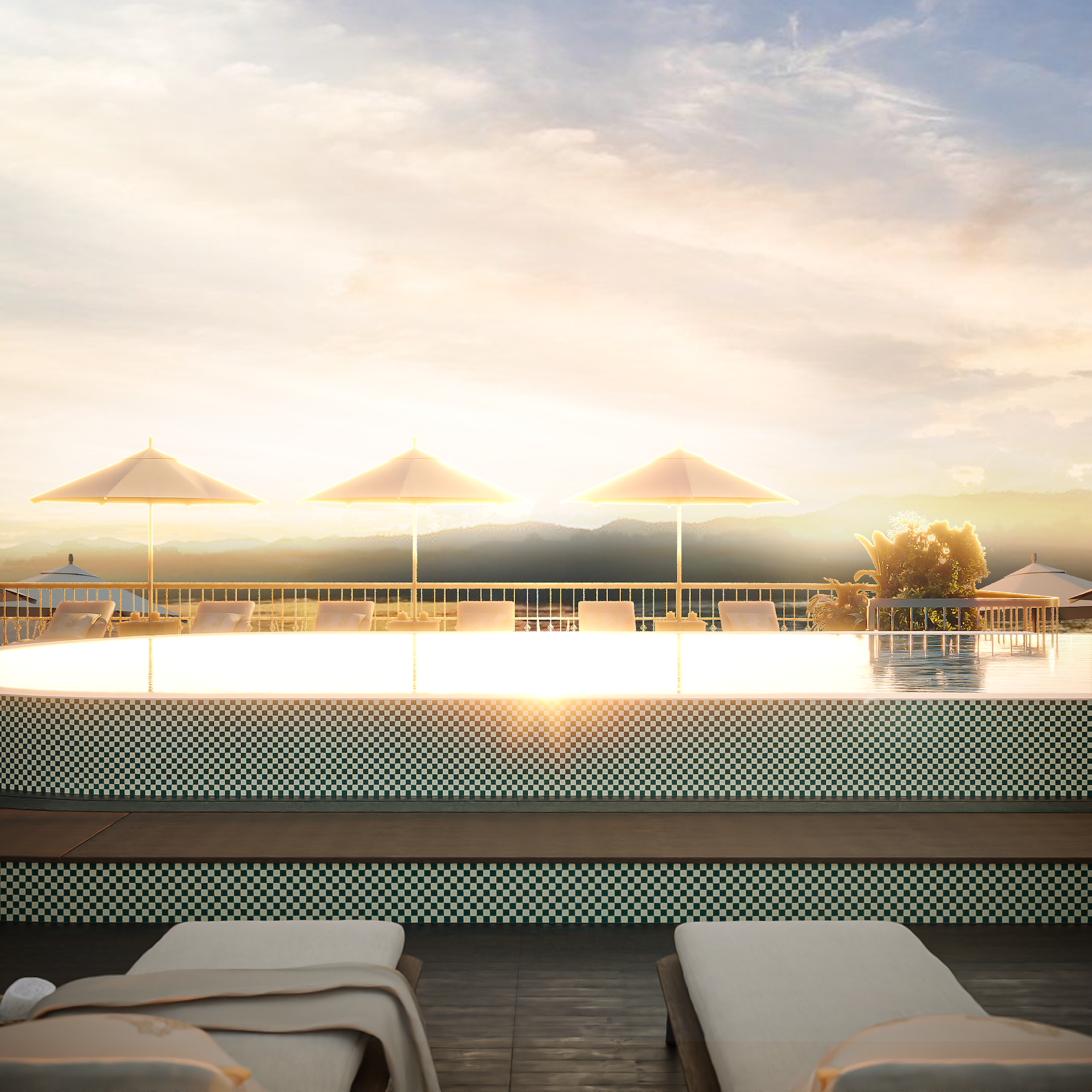 Mékong Romance-Rivages du Monde. La piscine