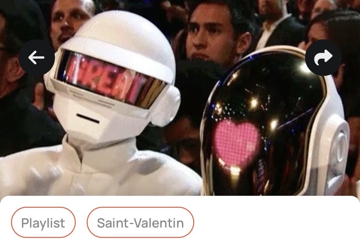 PLAY LIST SAINT VALENTIN DURE VIE