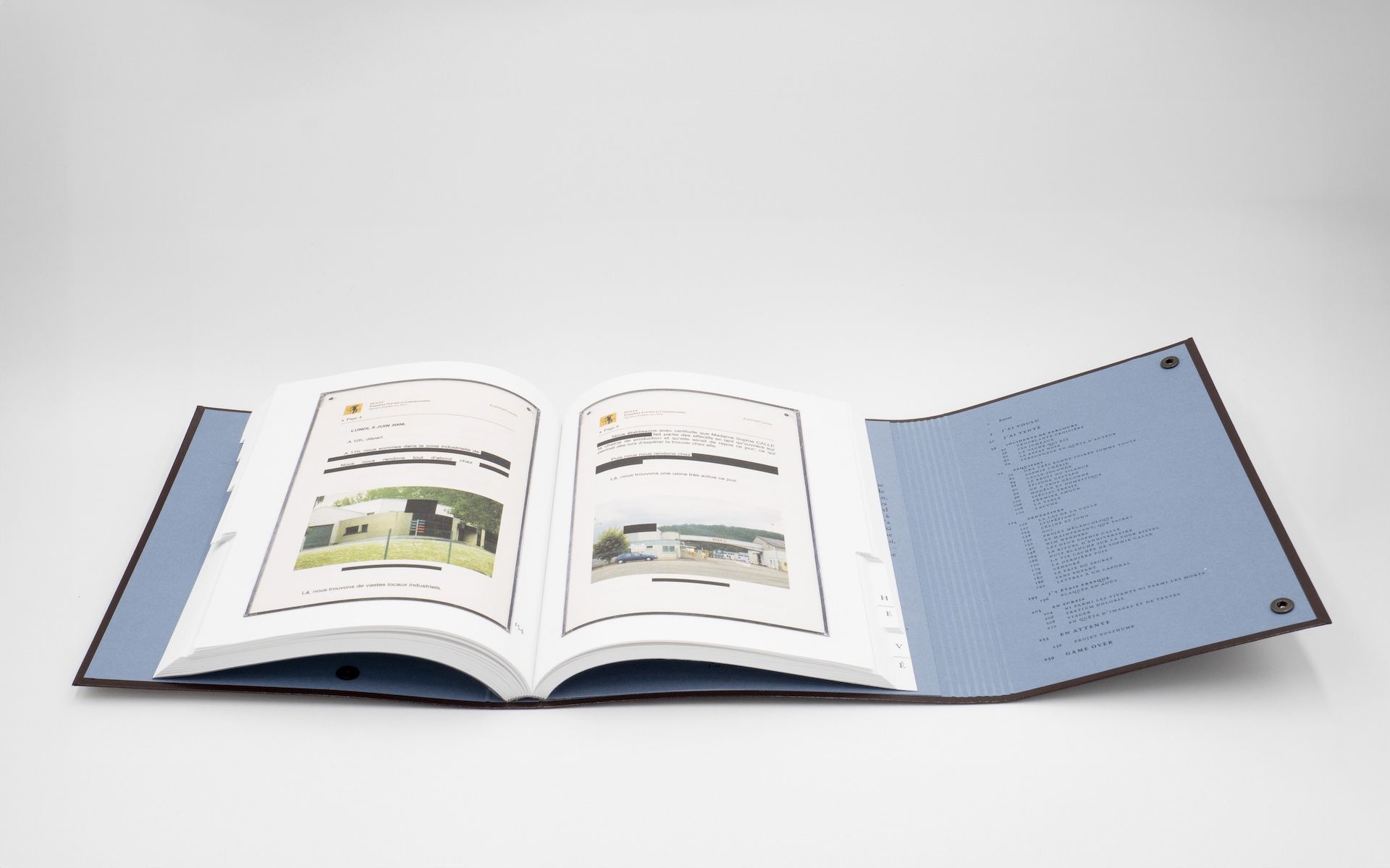 Sophie Calle- L'Inachevé-Actes Sud