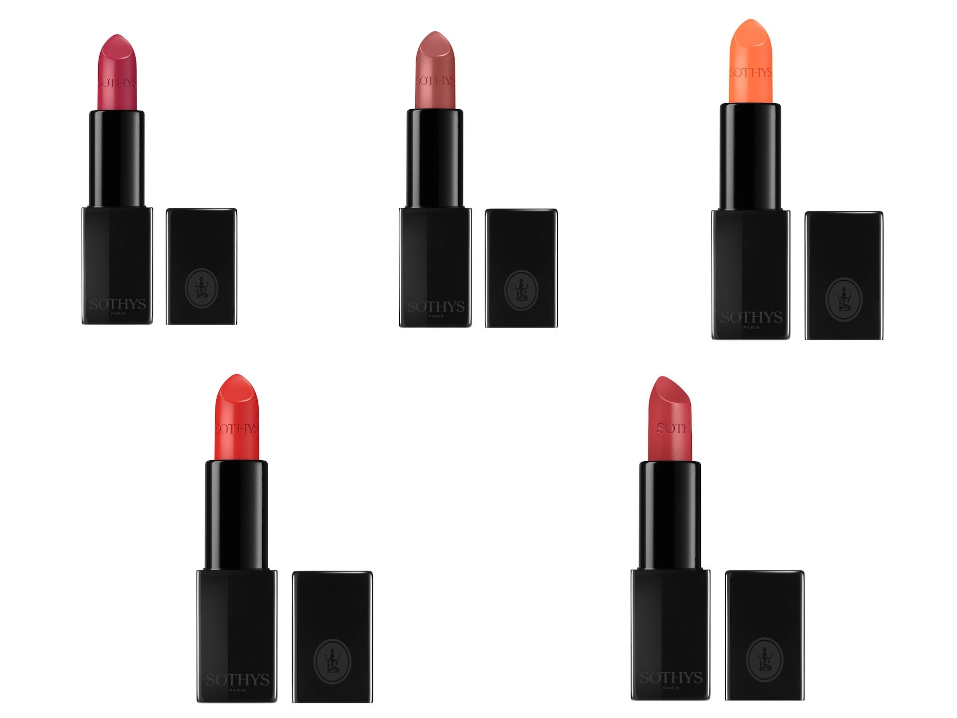 5 rouges à lèvres Sothys