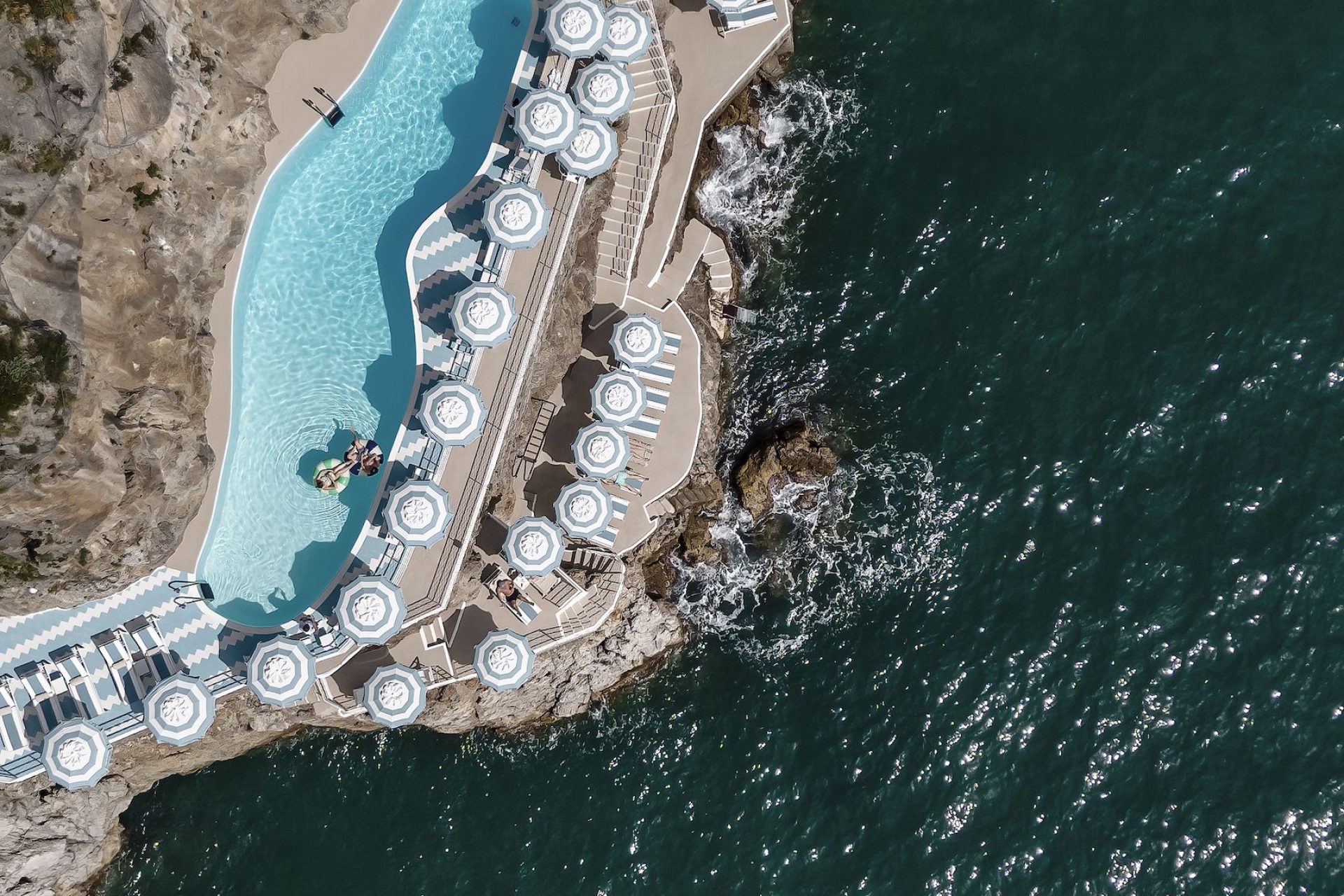 Beach club, hôtel Miramalfi @DR