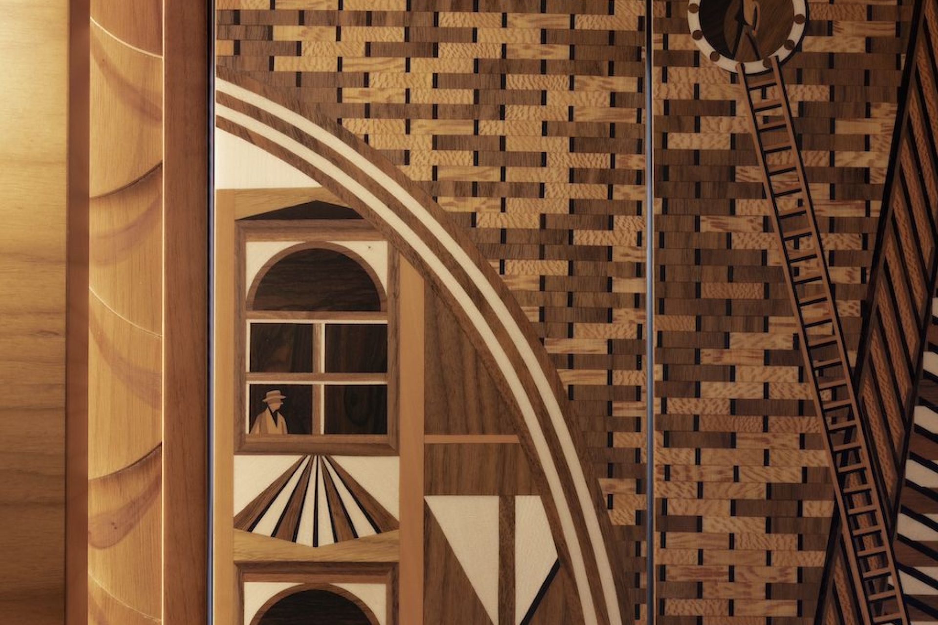 © Ludovic Balay L'Observatoire Marquetry Design Details