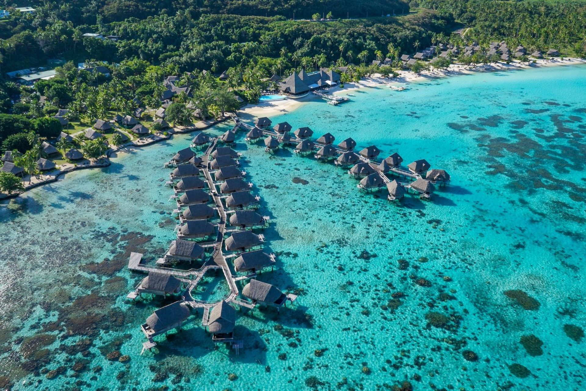 Vue du ciel - Hotel Moorea - DR