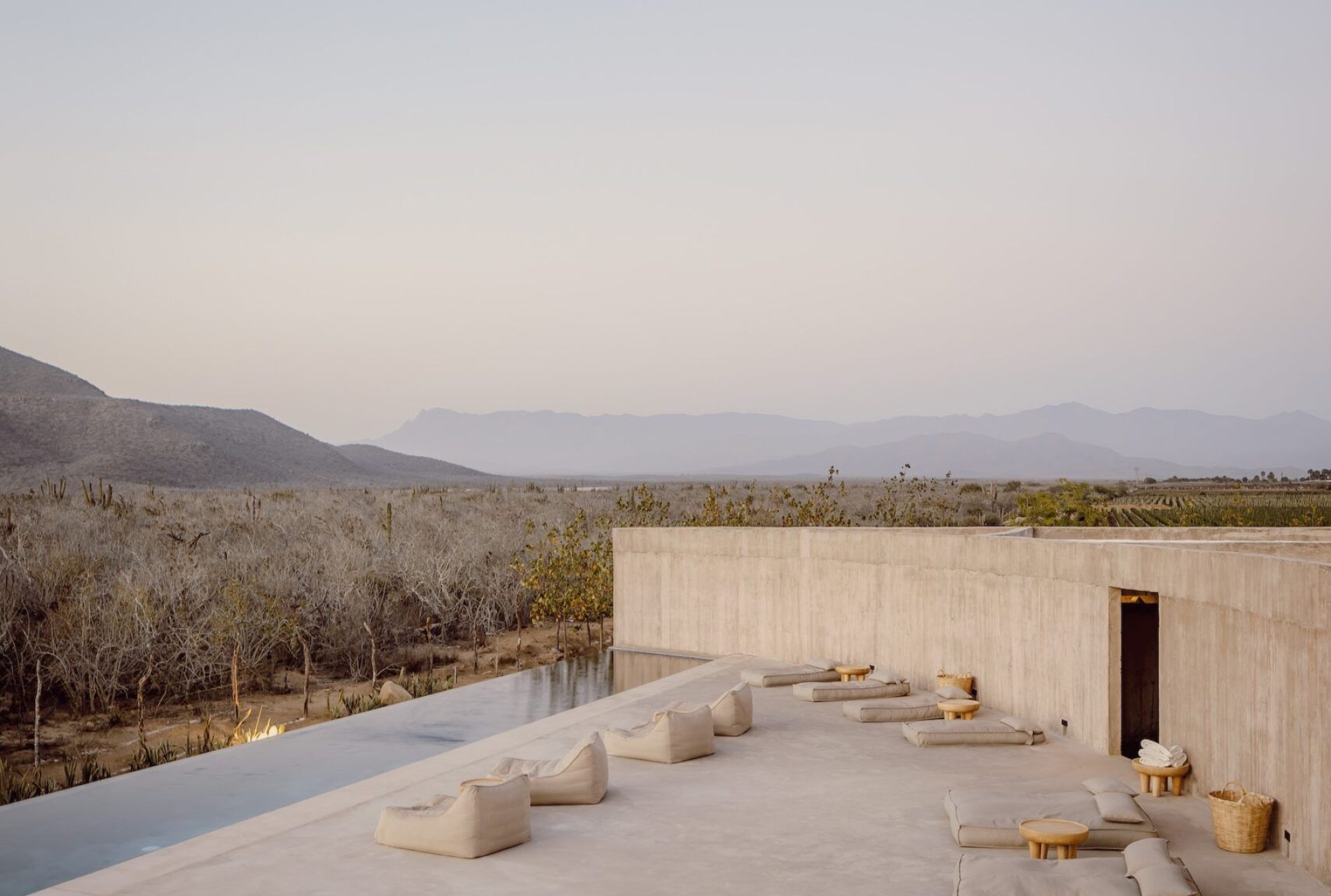 Sleeping in the Mexican desert